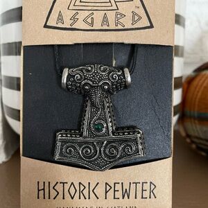 New Celtic Viking Thor's Hammer Necklace Hand Made In Scotland
